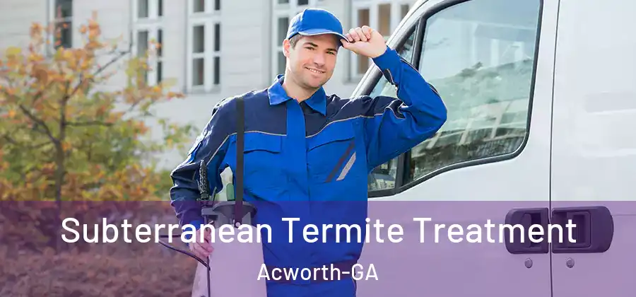  Subterranean Termite Treatment Acworth-GA